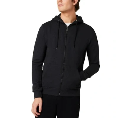 Abbildung von FM London Herren Mit Reißverschluss Für Hoodie, Holzkohle, XL EU