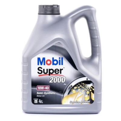 Abbildung von Mobil Super 2000 X1 10W 40 4l Motoröl 150865 VOLKSWAGEN: Transporter 4, Scirocco II, Golf MAZDA: 626 III Hatchback, 3 FAMILIA 4