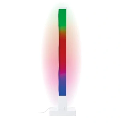 Abbildung von Brilliant Neele LED Tischleuchte RGB Tischlampe mit Fernbedienung 50 cm inkl. Lampe Kabel weiße Musiksensor