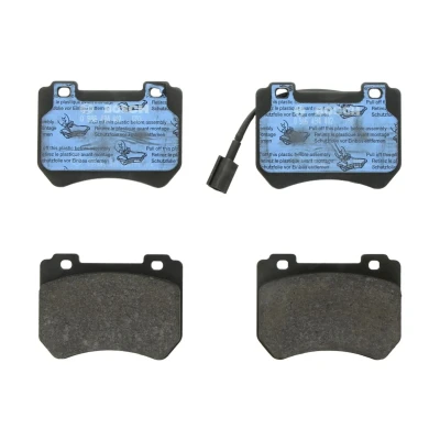 Abbildung von BOSCH 0 986 494 402 Bremsbelagsatz Low Metallic mit integriertem Verschleißsensor Anti Quietsch Blech, Montageanleitung BMW: 3 Touring