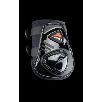 Abbildung von eQuick Streichkappen eShock Rear Legend Schwarz Warmblut