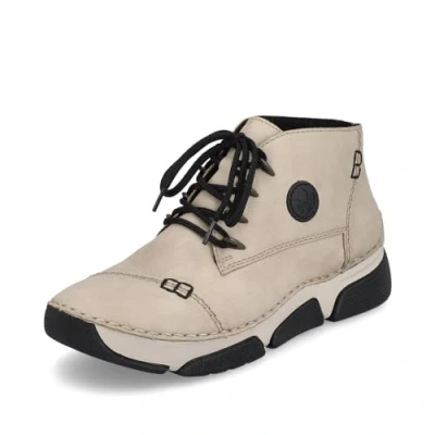 Abbildung von Rieker Damen Low Top Sneaker 45902, Frauen Halbschuhe,Freizeit,sportlich,straßenschuhe,Strassenschuhe,Sportschuhe,beige (60),36 EU / 3.5 UK