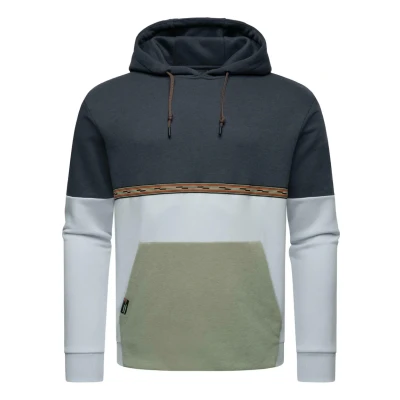 Abbildung von Ragwear Blocky Kapuzenpullover, Herren, Größe: Medium, Navy