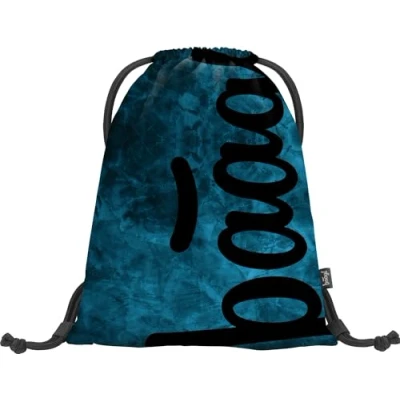 Abbildung von Baagl Sportbeutel Turnbeutel Gymsack Sporttasche Tagesrucksack Ocean für Kinder, Größe: One Size, Blau