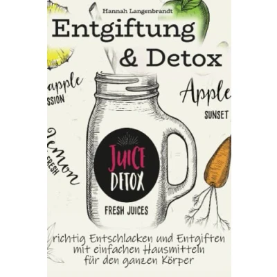 Abbildung von Entgiftung und Detox: richtig Entschlacken Entgiften mit einfachen Hausmitteln für den ganzen Körper