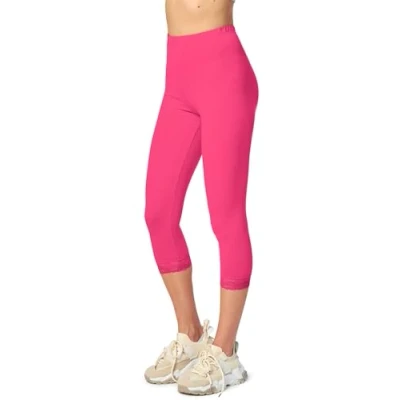 Abbildung von Merry Style Damen 3/4 Leggings MS10 290(Rosa, M)