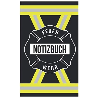 Abbildung von Feuerwehr Notizbuch: Praktischer Begleiter für Notizen im Einsatz Notizbuch (schwarz)