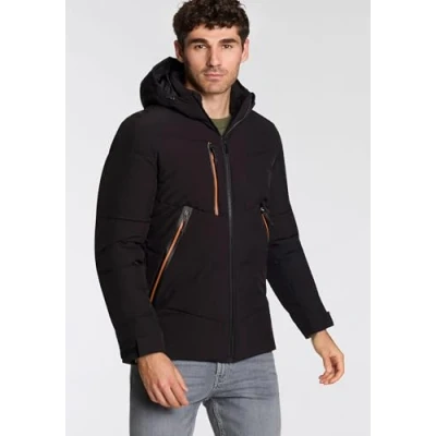 Abbildung von killtec Herren Steppjacke/Funktionsjacke in Daunenoptik mit Kapuze KOW 1 MN QLTD JCKT, schwarz, 3XL, 41837 000