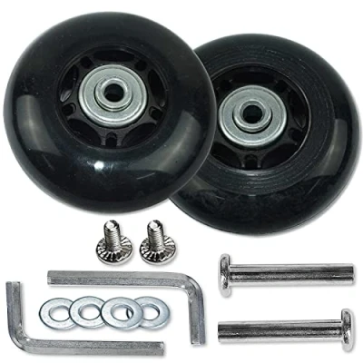 Abbildung von Rhinenet Paar OD 70mm Gepäckräder Ersatz Rad Kofferräder Koffer Räder für Gepäck