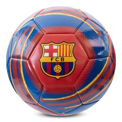 Abbildung von Hy Pro Offiziell lizenzierter FC Barcelona Cyclone Fußball Größe 5, Barca, Training, Match, Merchandise, Sammlerstück für Kinder und Erwachsene