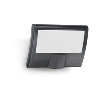 Abbildung von Steinel LED Strahler XLED Curved S anthrazit, 9,3 W Flutlicht, 160 Bewegungsmelder, 8 m Reichweite, Wandleuchte außen, 10.7 x 16 12 cm