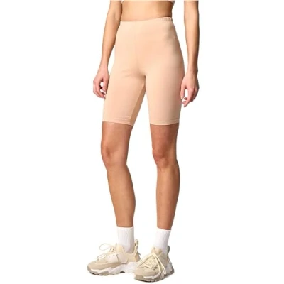 Abbildung von Merry Style Damen Sport Leggings kurz Sportleggings Radlerhose Sporthose aus Baumwolle MS10 200 (Nude, L)