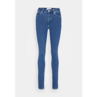 Abbildung von Calvin Klein Jeans HIGH RISE Skinny Fit, Damen, Größe: 25x30, Denim medium