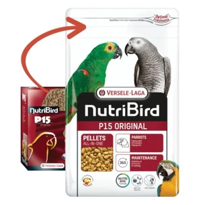 Abbildung von Versele Laga Nutribird P15 Original Papagei Vogelfutter 1 kg...