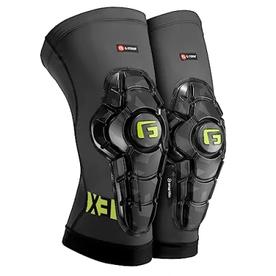Abbildung von G Form Pro X3 Mountain Bike Knieschützer für Damen und Herren Camo/Titan, Erwachsene Large
