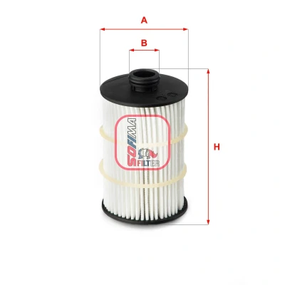 Abbildung von Ölfilter SOFIMA S5090PE