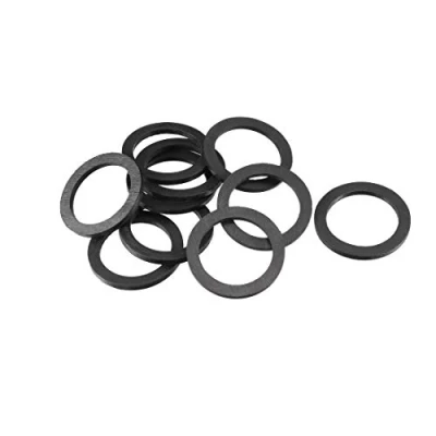 Abbildung von sourcing map 10 Stück Gummi Unterlegscheiben 40 mm Außendurchm. 30 Innendurchm. 3 Dicke für Wasserschlauch Wasserhahn