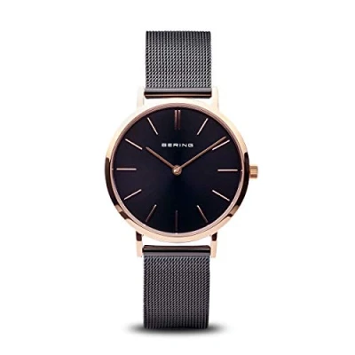 Abbildung von BERING Damen Uhr Quarz Movement Classic Collection mit Edelstahl und Saphirglas 14134 166