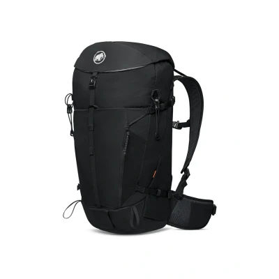 Abbildung von Mammut Lithium 30 Rucksack für Damen und Herren, Outdoor Wanderrucksack zum Trekking, Trinksystem Kompatibel, Wasserabweisend, Atmungsaktiv, Unisex 30l, Black (Schwarz)