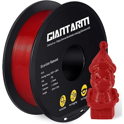 Abbildung von GIANTARM PETG Filament 1,75 mm rot für 3D Drucker 1 kg Spool