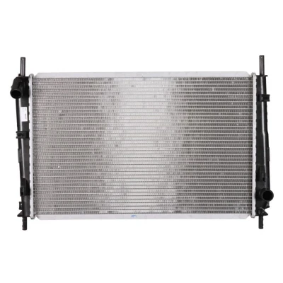 Abbildung von NRF 58272 Kühler, Motorkühlung Aluminium 616 386 27 mit Anbauteilen Kühlrippen gelötet FORD: MONDEO 3, 3 Kombi, Stufenheck
