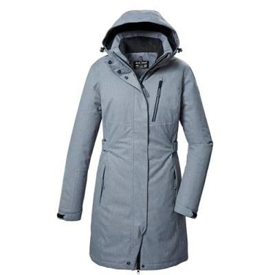 Abbildung von killtec Damen Funktionsparka/Parka mit abzippbarer Kapuze KOW 303 WMN PRK, graumelange, 38, 41815 000
