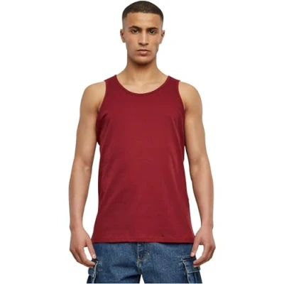 Abbildung von Build Your Brand Herren BB011 Basic Tank T Shirt, Burgundy, S