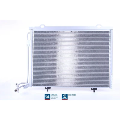 Abbildung von NISSENS 94282 Klimakondensator ohne Trockner Aluminium 595 R 134a MERCEDES BENZ: C Class Saloon, E T modell