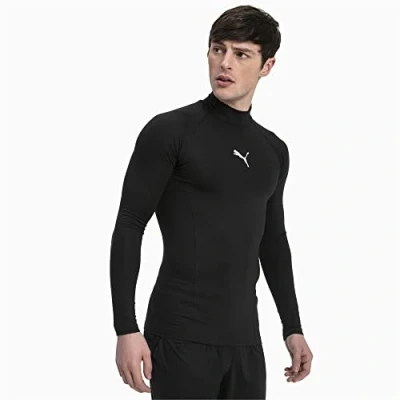 Abbildung von Puma LONG Sleeve Langarmshirt, Herren, Größe: 3XL, Black