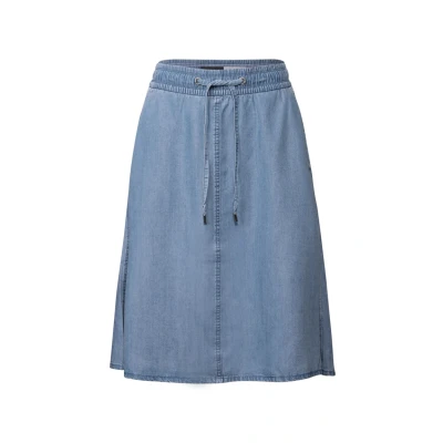 Abbildung von Cecil Washedoptik Alinienrock, Damen, Größe: XS, Blau