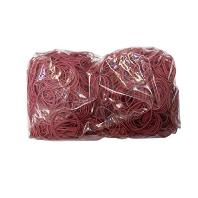 Abbildung von ALCO Albert 7421 Gummiringe, Durchmesser 25 mm, 1 kg, rot
