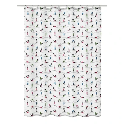 Abbildung von Kleine Wolke Duschvorhang Textil Yogi in Multicolor mit 180x200 cm