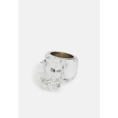 Abbildung von Swarovski Lucent White Ring, Damen, Größe: 52, Silver