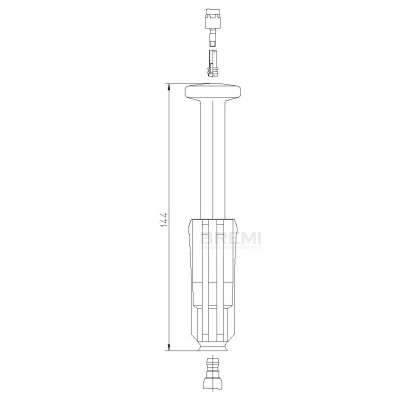 Abbildung von BREMI 13303/2 Stecker, Zündkerze Anschlussausführung SAE, wasserdicht 2000Ohm MERCEDES BENZ: E Class T modell