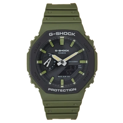 Abbildung von G SHOCK GA2110 Chronograph, Herren, Größe: One Size, Green