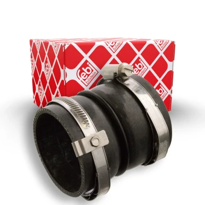 Abbildung von FEBI BILSTEIN 103716 Ladeluftschlauch 54 48 mit Schellen VOLVO: V50, S40 II, C30, PEUGEOT: 307 Hatchback, 407 Saloon, SW, MINI: Hatchback