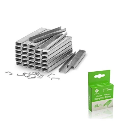 Abbildung von Meiyijia Handtacker Set, robuste 3 in 1 Klammer, leistungsstarker Werkzeugtacker mit einstellbarer Schussleistung, inklusive 7600 Heftklammern und Abzieher (Typ D 4000)