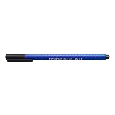 Abbildung von STAEDTLER Filzstifte triplus color, schwarz, dreikant, stabile, eindrucksichere Spitze, Linienbreite ca. 1 mm, kindgerecht, hohe Qualität Made in Germany, 10 fibre tip pens im Kartonetui, 323 9