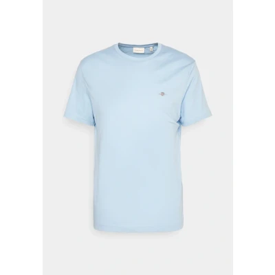 Abbildung von GANT REG Shield Tshirt basic, Herren, Größe: 5XL, Capri blue