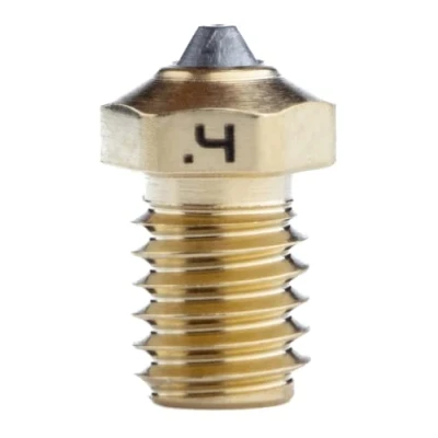Abbildung von Diamondback Düsen, Größe 0,4 mm, polykristalline Diamantspitze, 3D Drucker Düse (0,4 mm)
