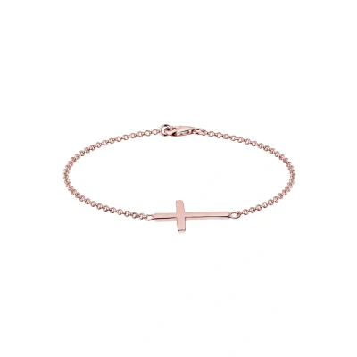 Abbildung von Elli Cross Basic Armband roségoldcoloured, Damen, Größe: 18, Roségold coloured