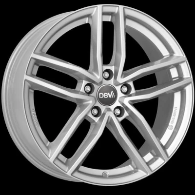 Abbildung von DBV 5 loch 17Zoll 112mm Alufelge Andorra Brillantsilber lackiert 36340 Felge