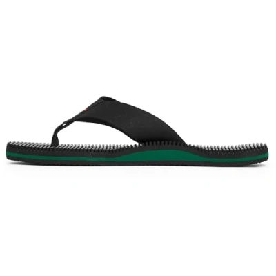 Abbildung von Tommy Hilfiger Herren Flip Flops Massage Beach Sandal mit Logo, Schwarz (Black), 43