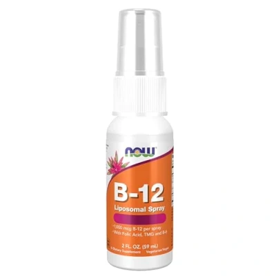 Abbildung von Now Foods, Liposomal B12 Spray, Depot, vegan, 59ml, Laborgeprüft, Vegetarisch, Glutenfrei, Ohne Gentechnik