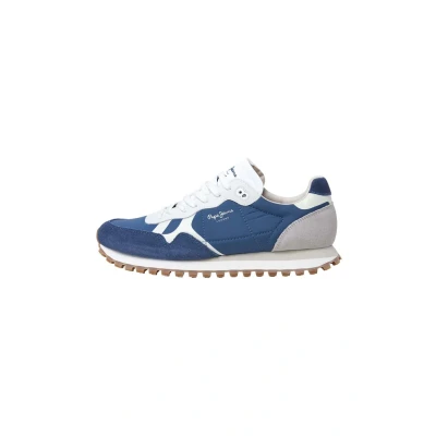 Abbildung von Pepe Jeans Briton Master Sneaker low, Herren, Größe: 45, Marine blue Schuhe