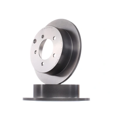 Abbildung von BREMBO 08.A114.71 Bremsscheibe 262 10 5 voll beschichtet MITSUBISHI: Lancer 8 Limousine, 8, 7 Limousine