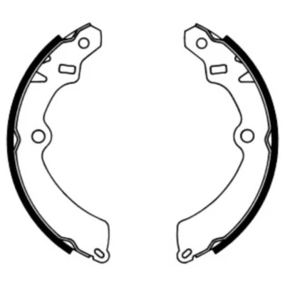 Abbildung von SAKURA 602 80 7030 Bremsbacken Hinterachse SUZUKI: Vitara I Off Road Cabrio