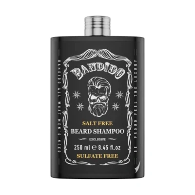 Abbildung von BANDIDO Bartshampoo 250 ml Bartseife Beard Wash Reinigung und Pflege für den Bart Die natürliche Bartpflege ohne Salz &amp; Sulfat auch als Geschenkidee Shampoo Maskuliner Duft