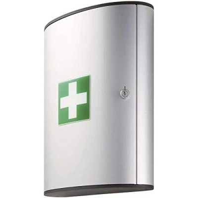 Abbildung von Durable Erste Hilfe Kasten First Aid Set L, gem. DIN 13157:2021, silber, 197423