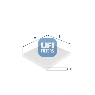 Abbildung von UFI 54.220.00 Innenraumfilter Aktivkohlefilter 231 74 MITSUBISHI: Grandis, Lancer 7 Limousine, PAJERO SPORT 2